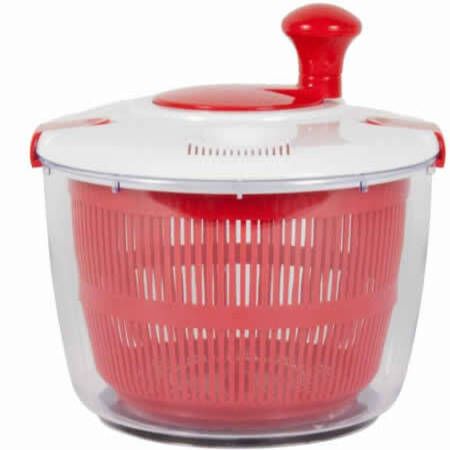 KitchenSmart 24.5cm Salad Spinner with Crank Handle