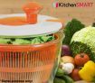 KitchenSmart 24.5cm Salad Spinner with Crank Handle