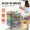 Art Drying Rack 50 Removable Shelves Painting Drying Rack for Classroom