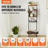 Pet Feeding Station with Storage Dog Food & Toy Organizer Raised Dog Bowls
