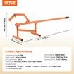 Timberjack 46.5 in Heavy Duty Log Lifter for Max 15" Dia Logs Rolling