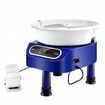 Pottery Wheel 11 inch Pottery Forming Machine 450W Electric Wheel for Pottery with Foot Pedal and LCD Touch Screen Direct Drive Ceramic Wheel