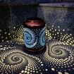 Mosaic Solar Lanterns Outdoor Bohemian Solar Lantern Outdoor Waterproof Blue Mosaic Table Light Turkish Moroccan Lamp