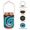 Mosaic Solar Lanterns Outdoor Bohemian Solar Lantern Outdoor Waterproof Blue Mosaic Table Light Turkish Moroccan Lamp