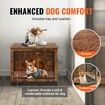 Dog Crate Furniture 32 inch Wooden Dog Crate with Double Doors & Tray
