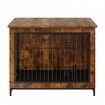 Dog Crate Furniture 32 inch Wooden Dog Crate with Double Doors & Tray