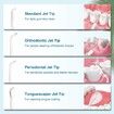 Portable Water Flosser,Travel Water Flosser Picks,Mini Cordless Oral Irrigator Rechargeable Power Dental with Telescopic Water Tank, IPX7 Wateroproof,Pink