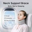 Neck Brace for Neck Support, Neck Support Brace, Adjustable Cervical Collar, Gray, 10cm Tall, 52cm Long, XL