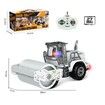 Remote Control Excavator Toy with Light,1/30 Scale RC Excavator,4 Channel 27MHz RC Construction Toys Vehicles,Digger Trucks,Gifts for Boys Girls