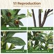 Artificial Olive Tree Imitation Plant Fake Green Faux Potted Indoor Greenery Natural Decoration Home Office Lifelike Fruit Leaves 150cm