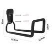 Hose Holder Wall Mount, Metal Garden Hose Holder - Heavy Duty Water Hose Holder, Hose Reel Holds Up to 150Ft, Durable Hooks for Garage Outside