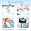 Pet Water Fountain Replacement Filters for 67oz/2L and 108/3.2L Stainless Steel Fountain,20 Water Bowl Dispenser Filter Replacement with 20 Sponges
