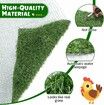 6Pcs Chicken Nesting Pads Artificial Grass Mat Chickens Nesting Box Pads Rug Carpet Synthetic Turf Mat Pet Training Grass for Egg Chicken Coop