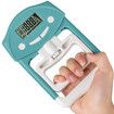 Electronic Hand Grip Strength Tester, Grip Strengthener Hand Exerciser Meter, Digital Hand Grip Training Gauge 220 Lbs / 99 Kgs for Sports (Blue)