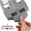 Electronic Hand Grip Strength Tester, Grip Strengthener Hand Exerciser Meter, Digital Hand Grip Training Gauge 220 Lbs / 99 Kgs for Sports (Black)