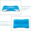 68x40cm Cooling Gel Pillow Memory Foam Summer Chill Orthopedic Memory Foam Pillow for Side Back Sleeper