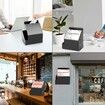 Acrylic Suggestion Box With Lock Wall Mounted Acrylic Donation Box with Sign Slot,Office Ballot Box,Locking Mailbox Suggestion Comment Box,Black