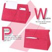 Tablet Stand Pillow with Pocket, Lazy Holder Stand for Bed Sofa,Compatible with iPads Tablets Smartphones Books Magazines (Rose Red)