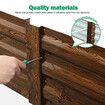 Large Raised Garden Bed Planter Box Flower Vegetable Herb Container Guard Holder 240x120x30cm Metal Rectangle for Indoor Outdoor Yard Balcony Patio