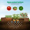 Large Raised Garden Bed Planter Box Flower Vegetable Herb Container Guard Holder 240x120x30cm Metal Rectangle for Indoor Outdoor Yard Balcony Patio