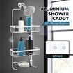 Aluminum Hanging Shower Caddy 3-Shelf Bathroom Organiser Storage Shelves Silver
