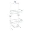 Aluminum Hanging Shower Caddy 3-Shelf Bathroom Organiser Storage Shelves Silver