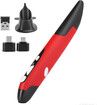 2.4GHz USB Wireless Optical Stylus for Computer Parts for PC Wireless Mouse 2.4G Type of Customised Innovative Vertical Stylus (Red)