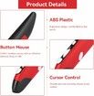 2.4GHz USB Wireless Optical Stylus for Computer Parts for PC Wireless Mouse 2.4G Type of Customised Innovative Vertical Stylus (Red)