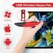 2.4GHz USB Wireless Optical Stylus for Computer Parts for PC Wireless Mouse 2.4G Type of Customised Innovative Vertical Stylus (Red)