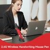 2.4GHz USB Wireless Optical Stylus for Computer Parts for PC Wireless Mouse 2.4G Type of Customised Innovative Vertical Stylus (Red)
