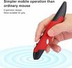 2.4GHz USB Wireless Optical Stylus for Computer Parts for PC Wireless Mouse 2.4G Type of Customised Innovative Vertical Stylus (Red)