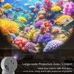 Orb Star Galaxy Projector for Bedroom, Planetarium Projector with 13 4K Replaceable Discs, Bluetooth Speaker & White Noise,Timer & Remote,Night Light