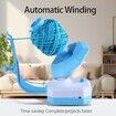 Automatic Yarn Winder Thread Winder Reusable Efficiently, Yarn Dispenser Electric Yarn Ball Winder for Knitters Crocheters,Blue
