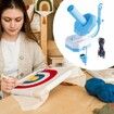 Automatic Yarn Winder Thread Winder Reusable Efficiently, Yarn Dispenser Electric Yarn Ball Winder for Knitters Crocheters,Blue