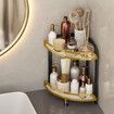 Shower Corner Shelf Caddy 2 Shelf Shower Organizer Corner No Drill Shower Storage Rust Proof Bathroom Corner Wall Shelf Shampoo Holder Gold