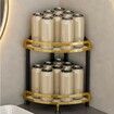 Shower Corner Shelf Caddy 2 Shelf Shower Organizer Corner No Drill Shower Storage Rust Proof Bathroom Corner Wall Shelf Shampoo Holder Gold