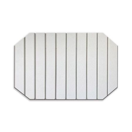 White 60*39c Octagonal Diatomaceous Earth Drying Mat Foldable Multifunctional Water Absorbent for Kitchen Countertops