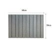 Light Gray 60*39cm Foldable Diatomaceous Earth Drying Mat Multifunctional Absorbent for Kitchen Bathroom Countertops