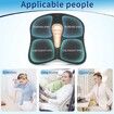 Memory Foam Seat Chair Cushion for Long Sitting,Non-Slip Memory Foam Firm Coccyx Pad for Relief Sciatica,Hip (Mixed Colors)