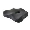 Memory Foam Seat Chair Cushion for Long Sitting,Non-Slip Memory Foam Firm Coccyx Pad for Relief Sciatica,Hip (Dark Gray)