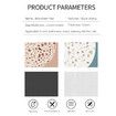 Gray 4 PCS Set PU Leather Diatom Mud Wash Pad Absorbent Sink Pad for Kitchen Bathroom Toothbrush Coaster