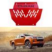 3mm Steel Red Bash Plate Front Sump Guard for Isuzu D-MAX MUX 2008-2020