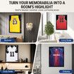 Jersey Shadow Box Frame Sports Memorabilia Display Case Wall Mounting Showcase Football Basketball Hockey Custom Shirt Framing Cabinet with Locks