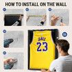 Jersey Shadow Box Frame Sports Memorabilia Display Case Wall Mounting Showcase Football Basketball Hockey Custom Shirt Framing Cabinet with Locks