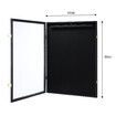 Jersey Shadow Box Frame Sports Memorabilia Display Case Wall Mounting Showcase Football Basketball Hockey Custom Shirt Framing Cabinet with Locks