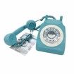 Corded Retro Phone,TelPal Vintage Old Phones,Classic 1930s Antique Landline Phones for Home & Office Decor,Novelty Hotel Telephone with Redial,Blue