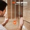 Cabinet Door Hinges 60 Packs Full Overlay Soft Close for Frameless Type