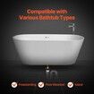 Freestanding Tub Drain Kit Bathtub Drain Rough-in Kit with PVC Adapter