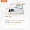 Portable Medical Scale Professional Digital Physician Weight Scale 440LBS
