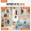 Commode Chair Bedside Commode with Wider Toilet Seat 7-Level Adjustable Height 5.8L Removable Bucket Easy to Assemble 350 LBS Capacity Raised Toilet Seat